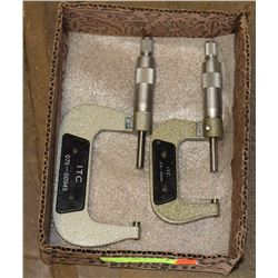 2 MICOMETERS 25-50 MM AMD 50-75MM