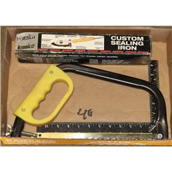 NEW CUSTOM HOBBY IRON, BUCK SAW AND USED