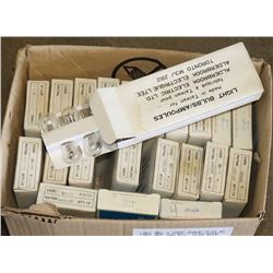 22 BOXES OF OLD STYLE AUTOMOTIVE BULBS