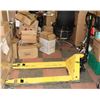 Image 1 : PALLET JACK - YELLOW 5,500 LBS 7 DAY WARRANTY.