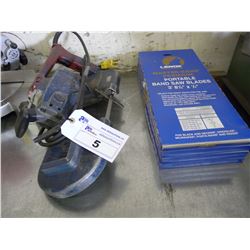MAKITA 2414B BAND SAW WITH BLADES
