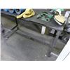 Image 1 : METAL FRAMED WORK TABLE ON WHEELS