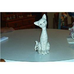 Ceremic Long Neck Cat Figurine #862867