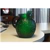 Image 1 :  Vintage Forest Green Glass Pitcher #862877