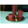 Image 1 : Holiday Time Candle Centerpiece-Reduced #862883