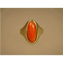 Ring  8ct. Coral  50s #862908