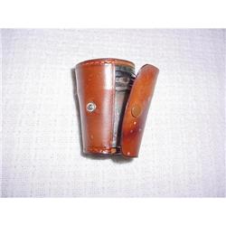 silver shot holders in a leather case #862924