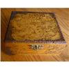 Image 1 : Antique Flemish Art Pyrography Box and Hankies #863000