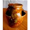 Image 1 : Brush-McCoy Pottery? Onyx Strawberry Jar #863003