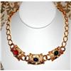 Image 1 : Signed Vintage Avon Rhinestone Necklace #863013