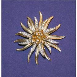 Fabulous Vintage Coro Star Burst Brooch #863033