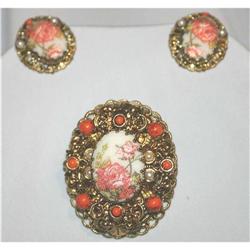 Gorgeous Signed Vintage Filigree Sugar Coated #863043