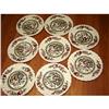 Image 1 : 8 Myott Staffordshire "Indian Tree" Bread Plate #863063