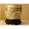 Image 1 : c.1940 Gold Imari Vase w/stand...Beautiful #863089