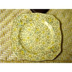 Gorgeous..Chintz..Royal Winton Square Plate #863093