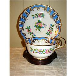 ROYAL ALBERT CROWN CHINA TEACUP/SAUCER #863104