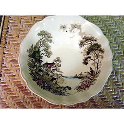 JG Meakin Bowl w/gorgeous scenery c.1962 #863107