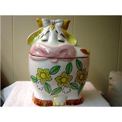 Beautiful PRICE, Vintage Cow Cookie Jar #863111