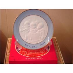 Lladro-Mint in Box...Navidad 1971 Plate #863121