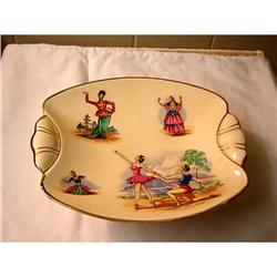 VINTAGE ROYAL WINTON COMPOTE W/DANCERS.. #863128