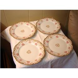 Old Haviland 4 desert plates for Wright,Tyndale #863129