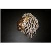 Image 1 : SCHREINER...GOLD LION PIN W/RHINESTONE #863131