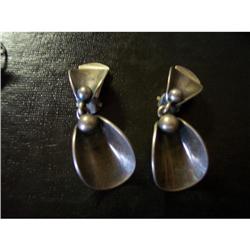 Silver Earrings from Denmark-N.E.From #863156