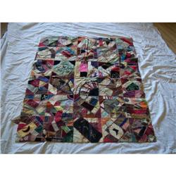 Antique Crazy Quilt-as is #863176