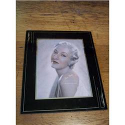 Art Deco Glass Frame with Movie Star #863177