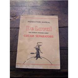 1890-1920 DeLaval Cream Seperator Instruction #863180