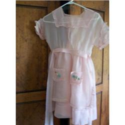 1920s Girls Pink Tea Dress #863213
