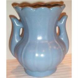 Blue Two Handled McCoy Vase #863246