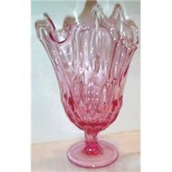 Wisteria Handkerchief Shaped Footed Vase #863250