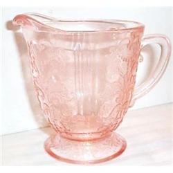 Pink American Sweetheart Footed Creamer #863267