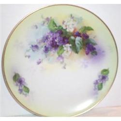 Violet Royal Rudolstadt Plate #863268