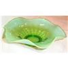 Image 1 : Green Opalescent Footed Bowl #863269