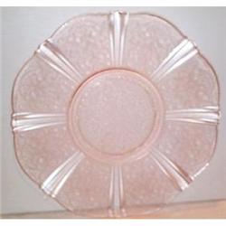 Pink American Sweetheart Glass Salver #863280