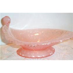 Pink Fenton Ming Footed Bowl #863309