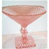 Image 1 : Pink Miss America Depression Footed Compote #863321
