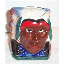 Hand Painted Indian Head Toby Mug Jug #863349