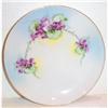 Image 1 : Hand Painted Stouffer Violet Plate #863357