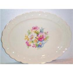 Taylor Smith and Taylor Oval Floral Platter #863362