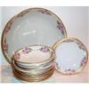 Image 1 : Hand Painted Rose Decorated Berry Bowl Set #863373