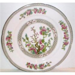 English Indian Tree Decorated Porcelain Plate #863400