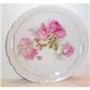 Image 1 :  German Pink Rose Cake Plate #863406