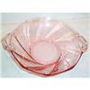 Image 1 : Pink Heisey Twist Two Handled Elegant Bowl #863411