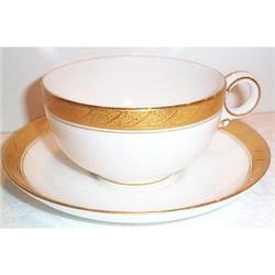 Royal Worcester Gold Trimmed Cup and Saucer #863423