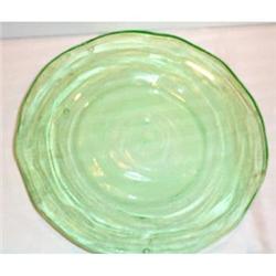 Green Catalonian Depression Salad Plate #863434