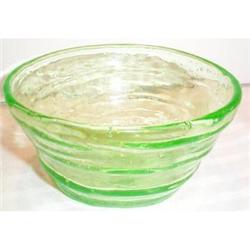 Green Catalonian Depression Glass Bowl #863435