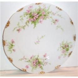 Pink Rose Decorated Haviland Plate #863452